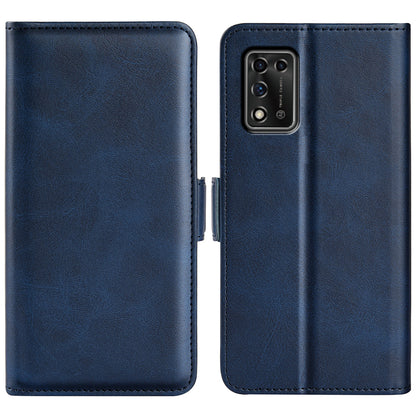 Textured PU Leather Wallet Phone Case for ZTE Libero 5G II, Shockproof Stand Folio Flip Cover