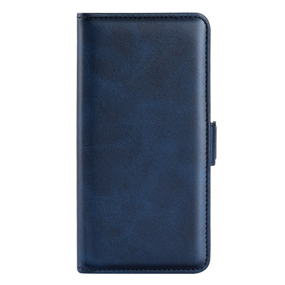 Textured PU Leather Wallet Phone Case for ZTE Libero 5G II, Shockproof Stand Folio Flip Cover