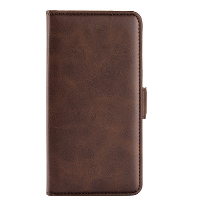 Textured PU Leather Wallet Phone Case for ZTE Libero 5G II, Shockproof Stand Folio Flip Cover