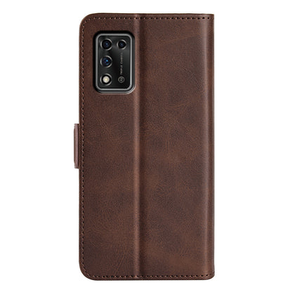 Textured PU Leather Wallet Phone Case for ZTE Libero 5G II, Shockproof Stand Folio Flip Cover