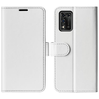 Crazy Horse Texture Folio Flip Phone Case for ZTE Libero 5G II, Wallet Stand PU Leather Protective Cover