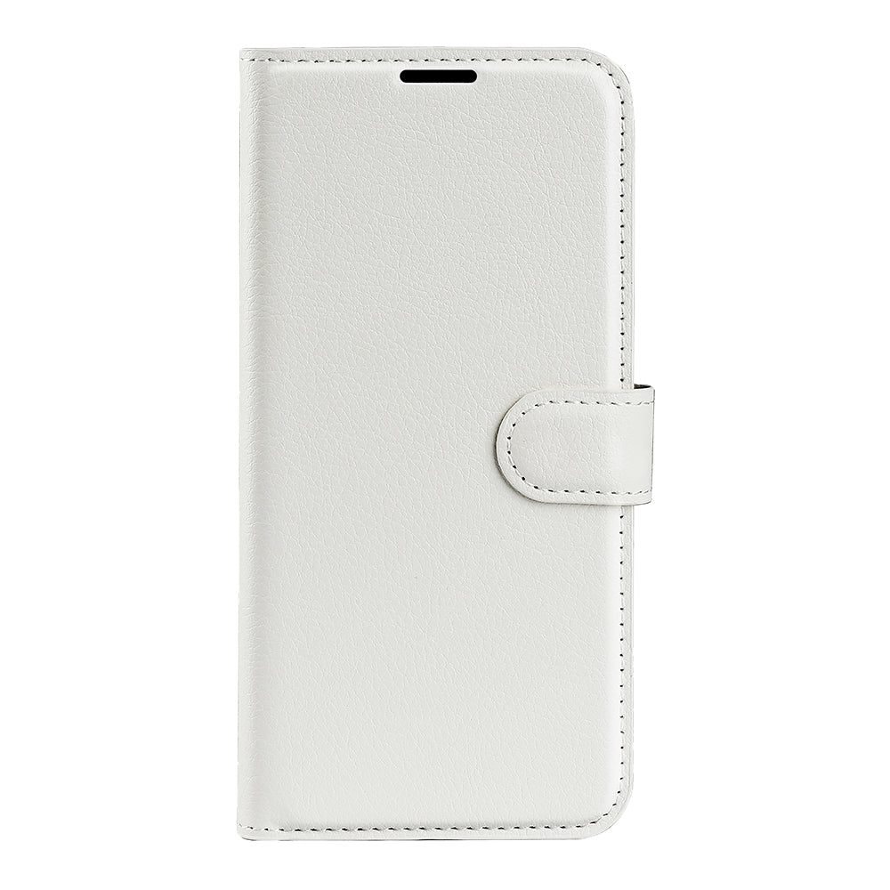 For ZTE Libero 5G II Litchi Texture Magnetic Clasp Shockproof PU Leather Cover Wallet Stand Phone Case