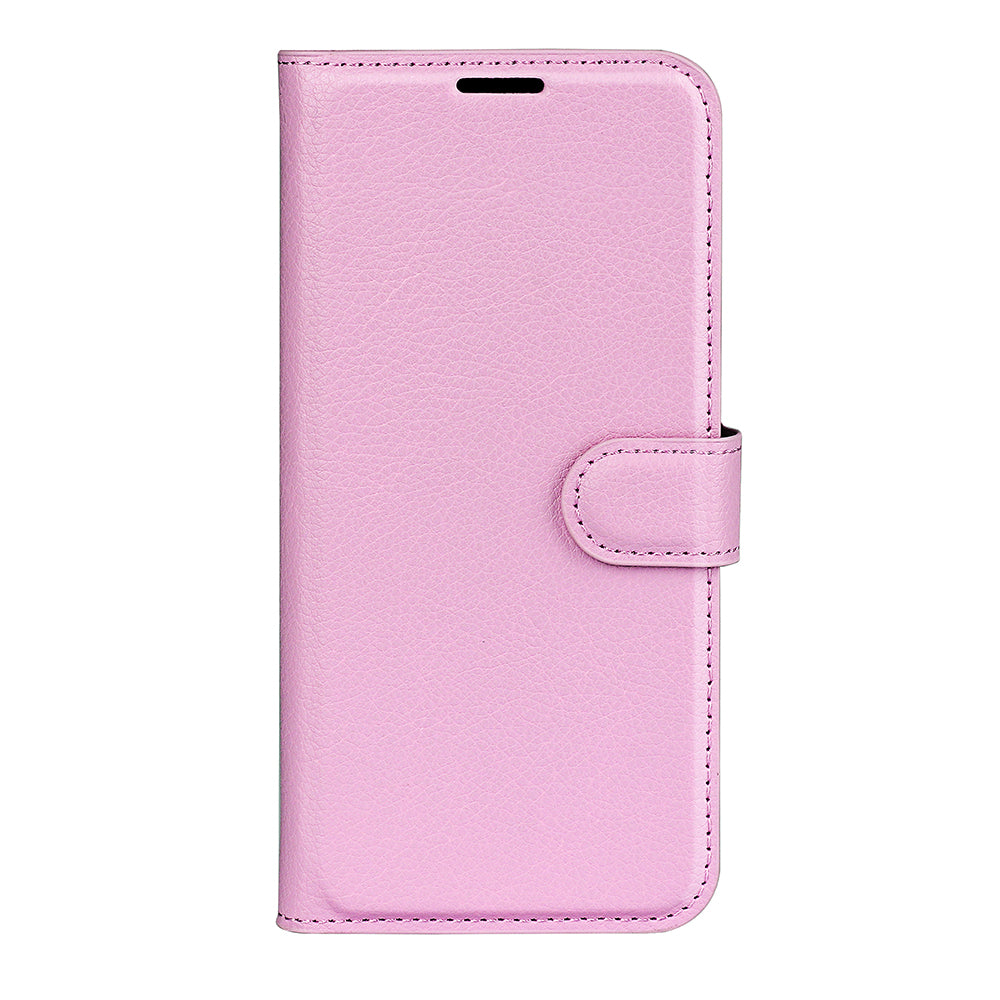 For ZTE Libero 5G II Litchi Texture Magnetic Clasp Shockproof PU Leather Cover Wallet Stand Phone Case