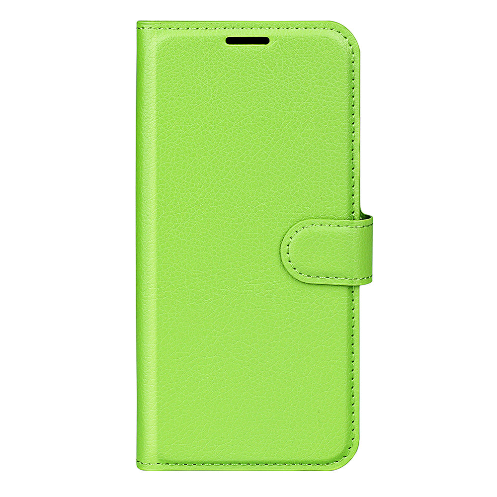 For ZTE Libero 5G II Litchi Texture Magnetic Clasp Shockproof PU Leather Cover Wallet Stand Phone Case