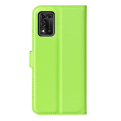 For ZTE Libero 5G II Litchi Texture Magnetic Clasp Shockproof PU Leather Cover Wallet Stand Phone Case