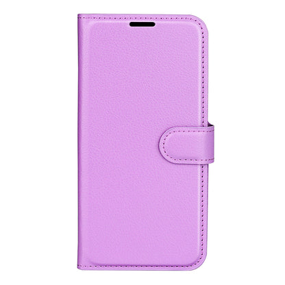 For ZTE Libero 5G II Litchi Texture Magnetic Clasp Shockproof PU Leather Cover Wallet Stand Phone Case