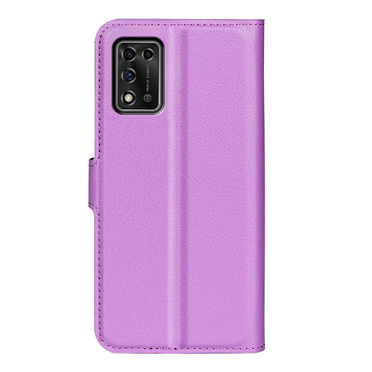 For ZTE Libero 5G II Litchi Texture Magnetic Clasp Shockproof PU Leather Cover Wallet Stand Phone Case