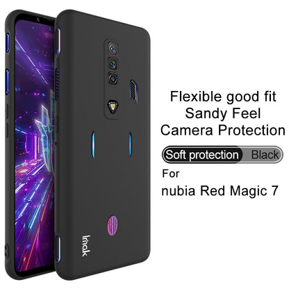 IMAK UC-3 Series TPU Phone Case for ZTE nubia Red Magic 7, Matte Sandy Surface Phone Cover