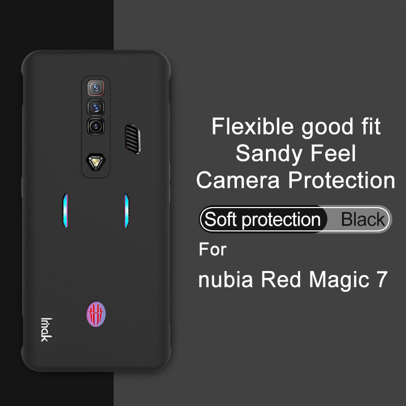 IMAK UC-3 Series TPU Phone Case for ZTE nubia Red Magic 7, Matte Sandy Surface Phone Cover