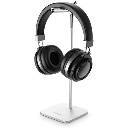 UGREEN 80701 Aluminum Gaming Headset Stand for Sennheiser PXC 550/Sony MDR-1000X/Bose QC35 Desktop Non-Slip Headphone Storage Rack Metal Earphone Hanger Holder