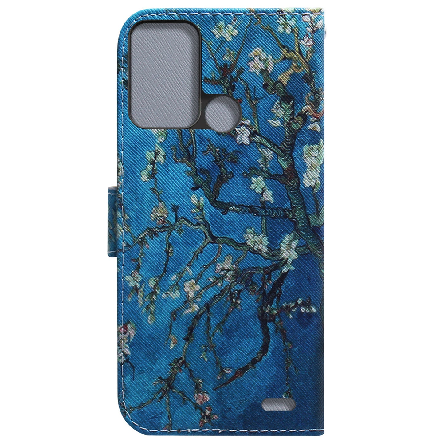 For ZTE Blade A52 Pattern Printing PU Leather Mobile Phone Case Folding Stand Wallet Flip Cover TPU Inner Shell