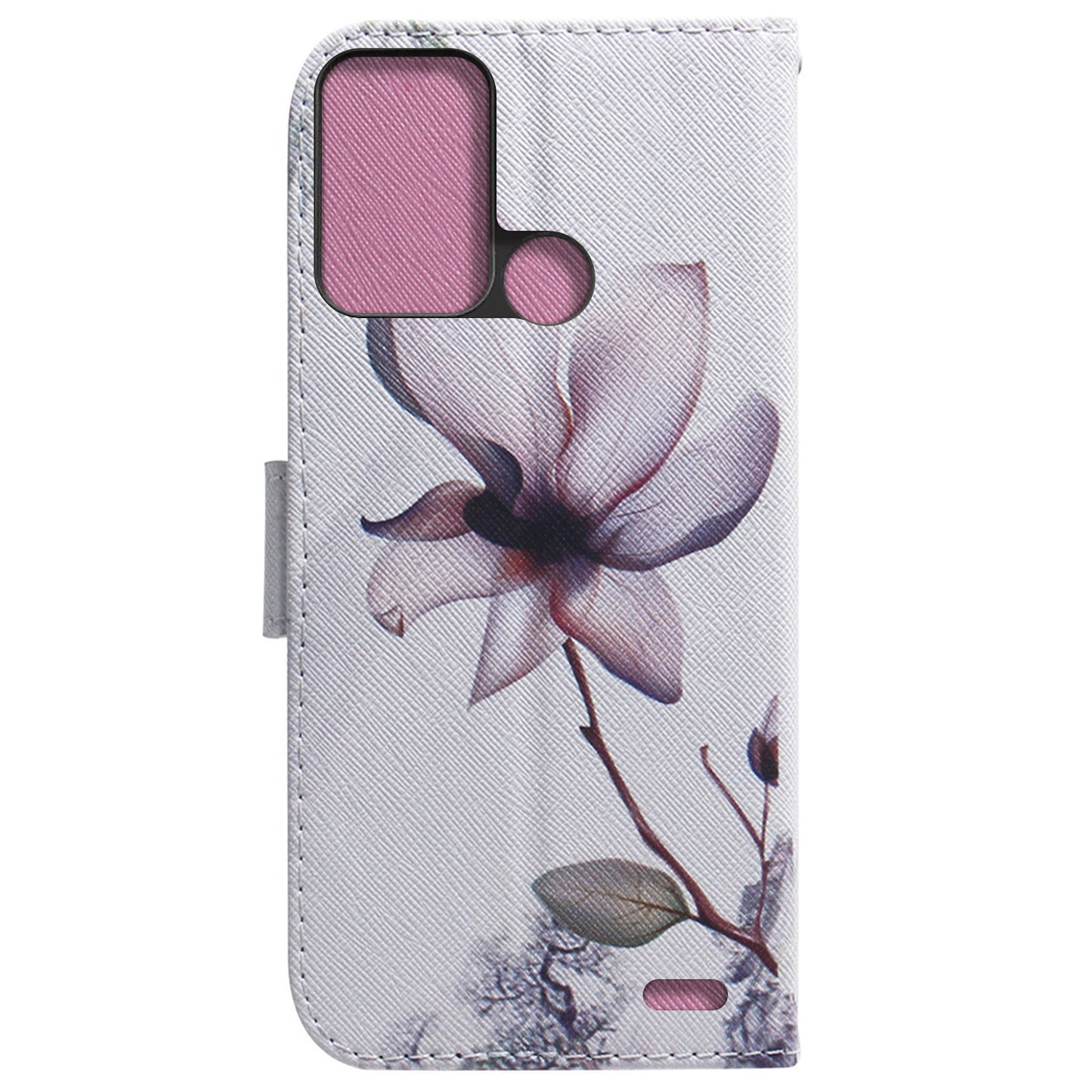 For ZTE Blade A52 Pattern Printing PU Leather Mobile Phone Case Folding Stand Wallet Flip Cover TPU Inner Shell