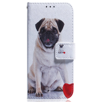 For ZTE Blade A52 Pattern Printing PU Leather Mobile Phone Case Folding Stand Wallet Flip Cover TPU Inner Shell