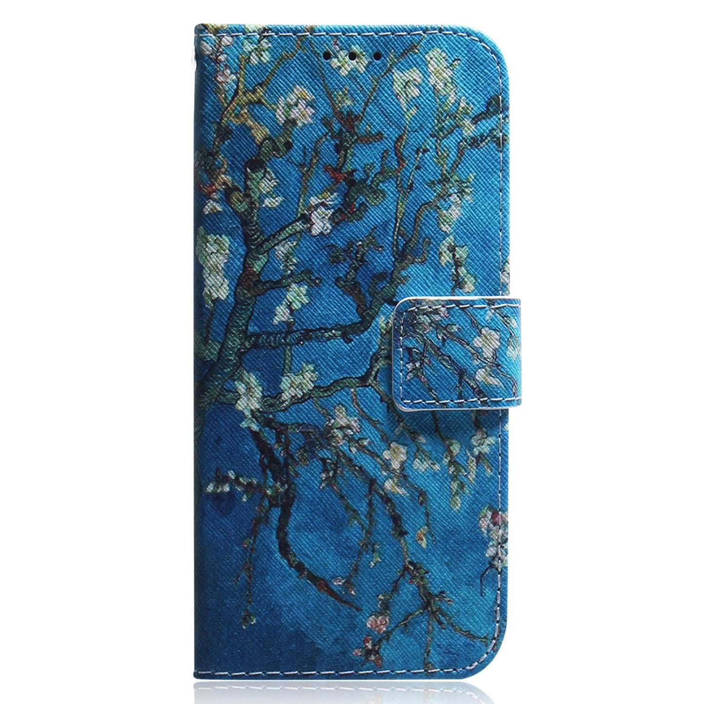 For ZTE Blade A72 / V40 Vita PU Leather Wallet Phone Case Pattern Printing Magnetic Folio Flip Protective Cover with Stand