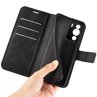 PU Leather Folio Flip Case for ZTE nubia Z40 Pro, Wallet Stand Magnetic Clasp Mobile Phone Cover