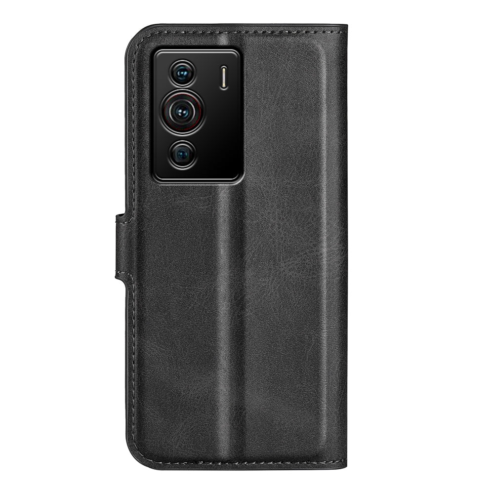 PU Leather Folio Flip Case for ZTE nubia Z40 Pro, Wallet Stand Magnetic Clasp Mobile Phone Cover