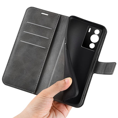 PU Leather Folio Flip Case for ZTE nubia Z40 Pro, Wallet Stand Magnetic Clasp Mobile Phone Cover