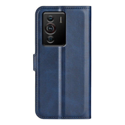 PU Leather Folio Flip Case for ZTE nubia Z40 Pro, Wallet Stand Magnetic Clasp Mobile Phone Cover