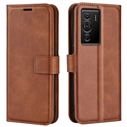 PU Leather Folio Flip Case for ZTE nubia Z40 Pro, Wallet Stand Magnetic Clasp Mobile Phone Cover