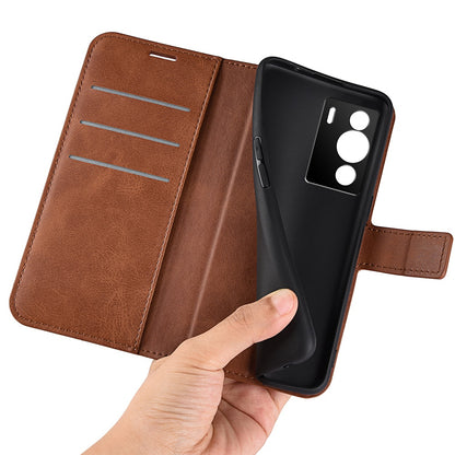 PU Leather Folio Flip Case for ZTE nubia Z40 Pro, Wallet Stand Magnetic Clasp Mobile Phone Cover