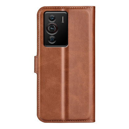 PU Leather Folio Flip Case for ZTE nubia Z40 Pro, Wallet Stand Magnetic Clasp Mobile Phone Cover