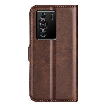 PU Leather Folio Flip Case for ZTE nubia Z40 Pro, Wallet Stand Magnetic Clasp Mobile Phone Cover