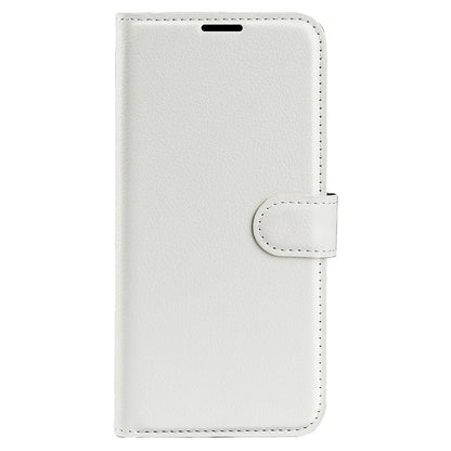 Folio Flip Litchi Skin Leather Case for ZTE nubia Z40 Pro, Magnetic Clasp Closure Wallet Stand Cover Phone Accessory