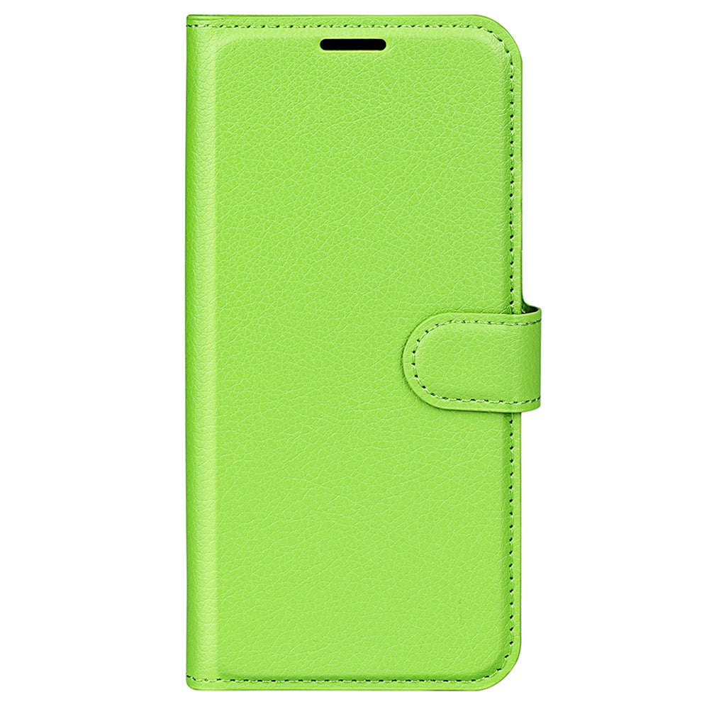 Folio Flip Litchi Skin Leather Case for ZTE nubia Z40 Pro, Magnetic Clasp Closure Wallet Stand Cover Phone Accessory