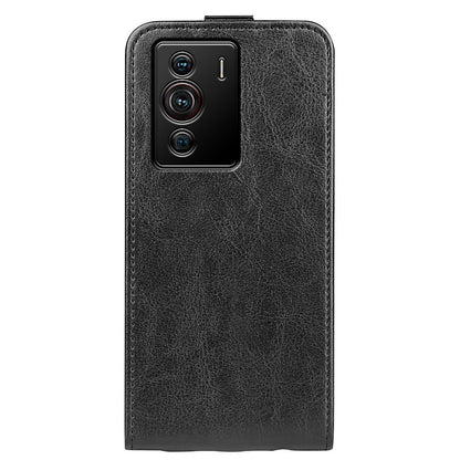 Vertical Flip Crazy Horse Leather Case for ZTE nubia Z40 Pro, Scratch Resistant Phone Case with Single Card Holder