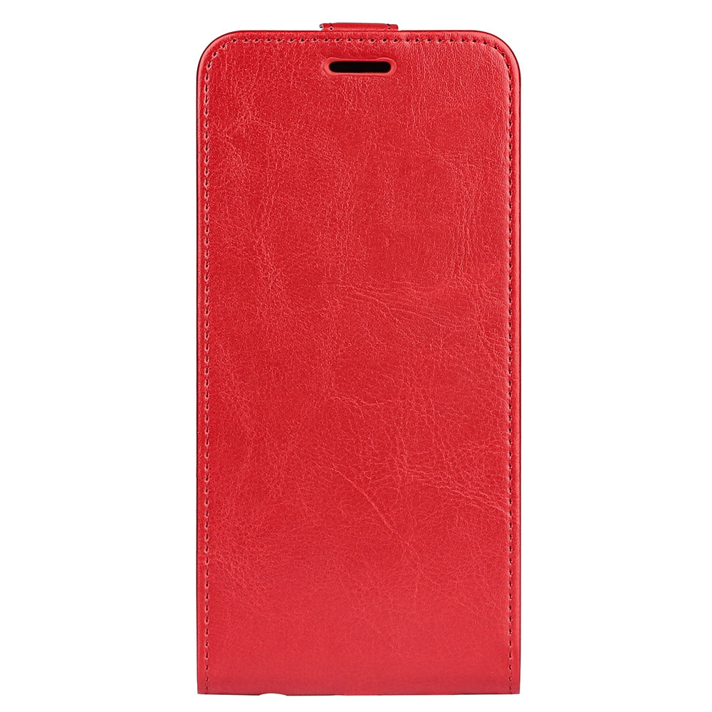 Vertical Flip Crazy Horse Leather Case for ZTE nubia Z40 Pro, Scratch Resistant Phone Case with Single Card Holder