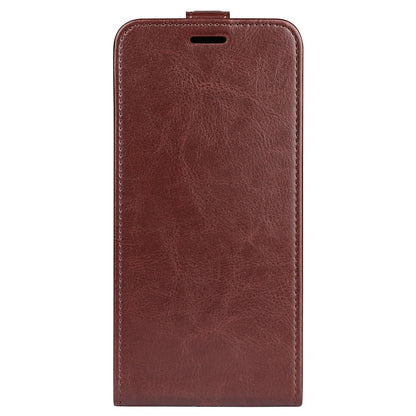 Vertical Flip Crazy Horse Leather Case for ZTE nubia Z40 Pro, Scratch Resistant Phone Case with Single Card Holder