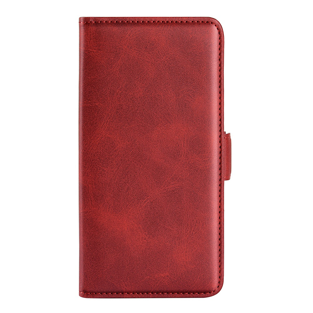 Folio Flip Dual-Clasp PU Leather Phone Shell for ZTE nubia Z40 Pro, Wallet Stand Case Phone Accessory