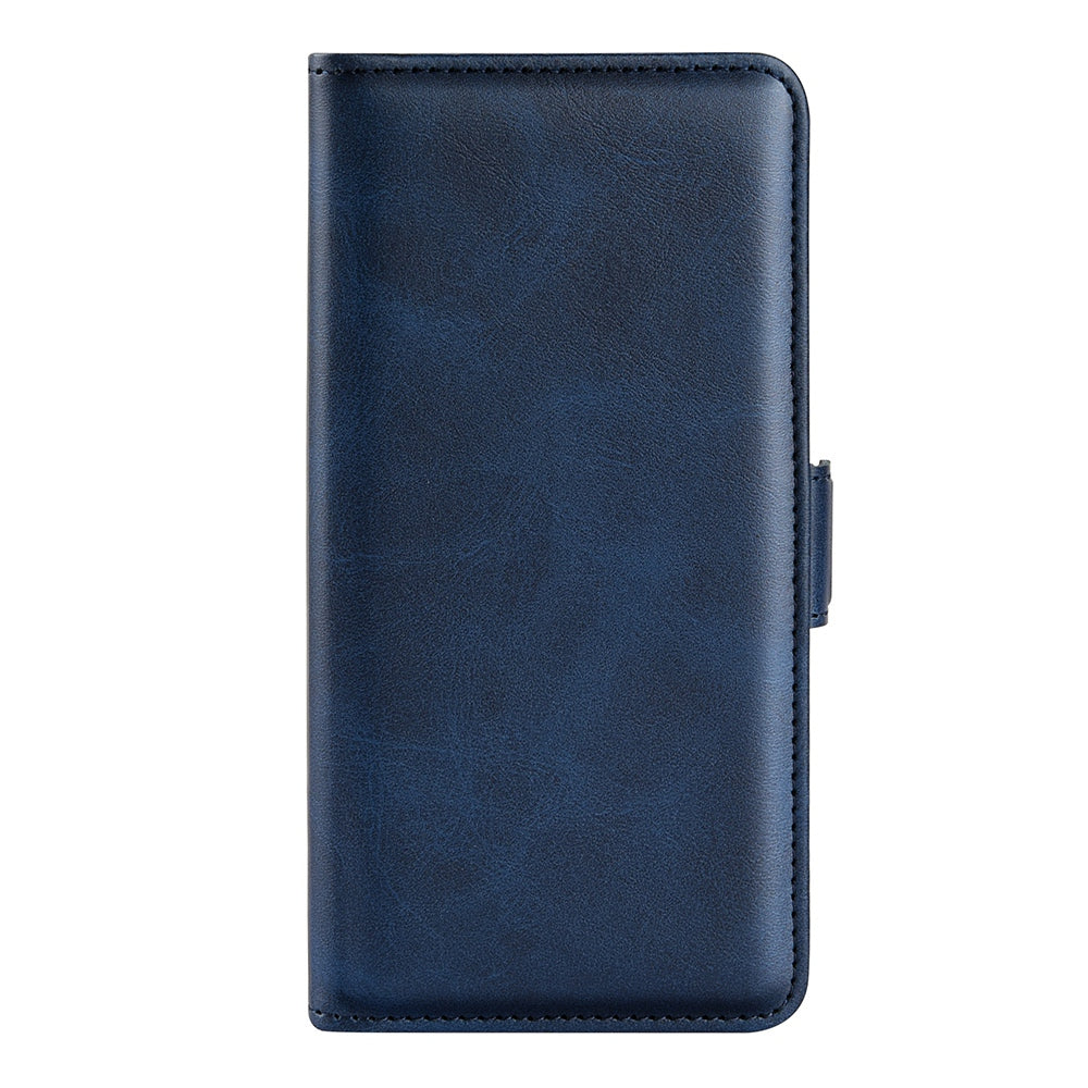 Folio Flip Dual-Clasp PU Leather Phone Shell for ZTE nubia Z40 Pro, Wallet Stand Case Phone Accessory