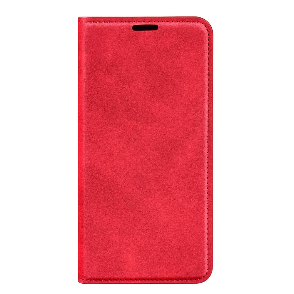 Silky-Touch Folio Flip Leather Cover for ZTE nubia Z40 Pro, Full Coverage Auto-Absorbed Phone Protective Case with Wallet Stand