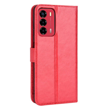 For ZTE Blade A72/Blade V40 Vita Split Leather+TPU Wallet Folio Phone Case Crazy Horse Texture Stand Anti-scratch Cell Phone Shell