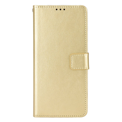 For ZTE Blade A72/Blade V40 Vita Split Leather+TPU Wallet Folio Phone Case Crazy Horse Texture Stand Anti-scratch Cell Phone Shell