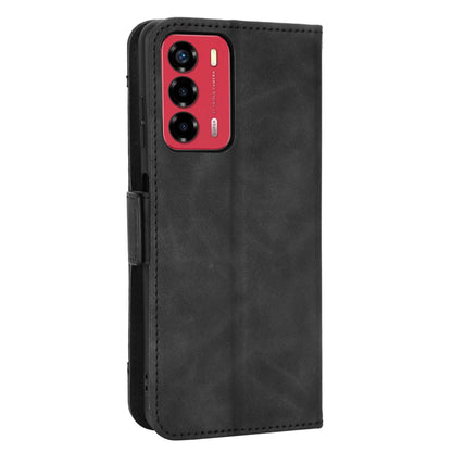 For ZTE Blade A72/V40 Vita Multiple Card Slots PU Leather Stand Case Drop-proof Wallet Phone Cover