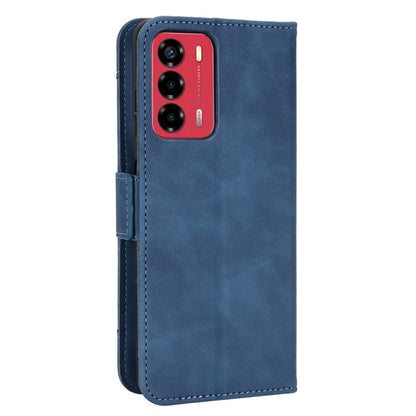 For ZTE Blade A72/V40 Vita Multiple Card Slots PU Leather Stand Case Drop-proof Wallet Phone Cover