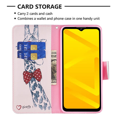 For ZTE Blade A71 BF Pattern Printing Leather Series-1 Wallet Stand Phone Case with Magnetic Clasp Closure