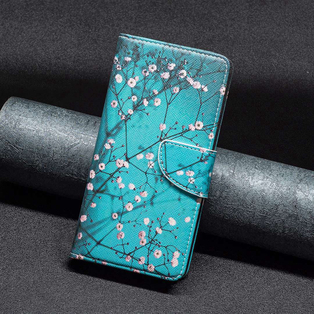 For ZTE Blade A31 BF Pattern Printing Leather Series-1 Beautiful Patterned Phone Case with Adjustable Stand Folio Flip Wallet