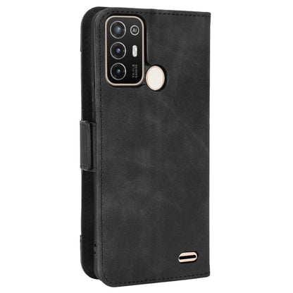 Multiple Card Slots Phone Case for ZTE Blade A52, PU Leather Stand Wallet Double Magnetic Clasp Cover