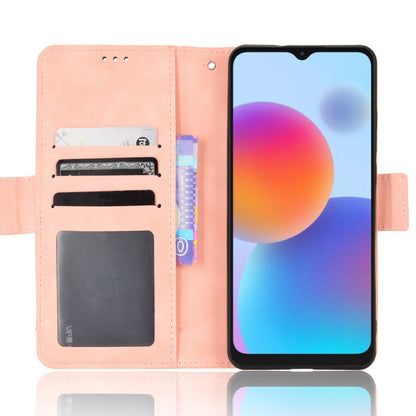 Multiple Card Slots Phone Case for ZTE Blade A52, PU Leather Stand Wallet Double Magnetic Clasp Cover