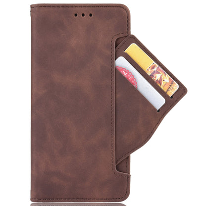 Multiple Card Slots Phone Case for ZTE Blade A52, PU Leather Stand Wallet Double Magnetic Clasp Cover