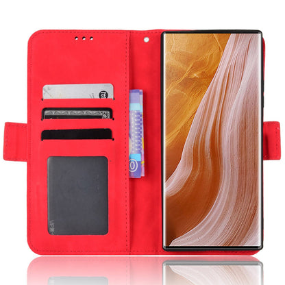 For ZTE Axon 40 Ultra 5G PU Leather Magnetic Clasp Wallet Stand Phone Cover with Multiple Card Slots