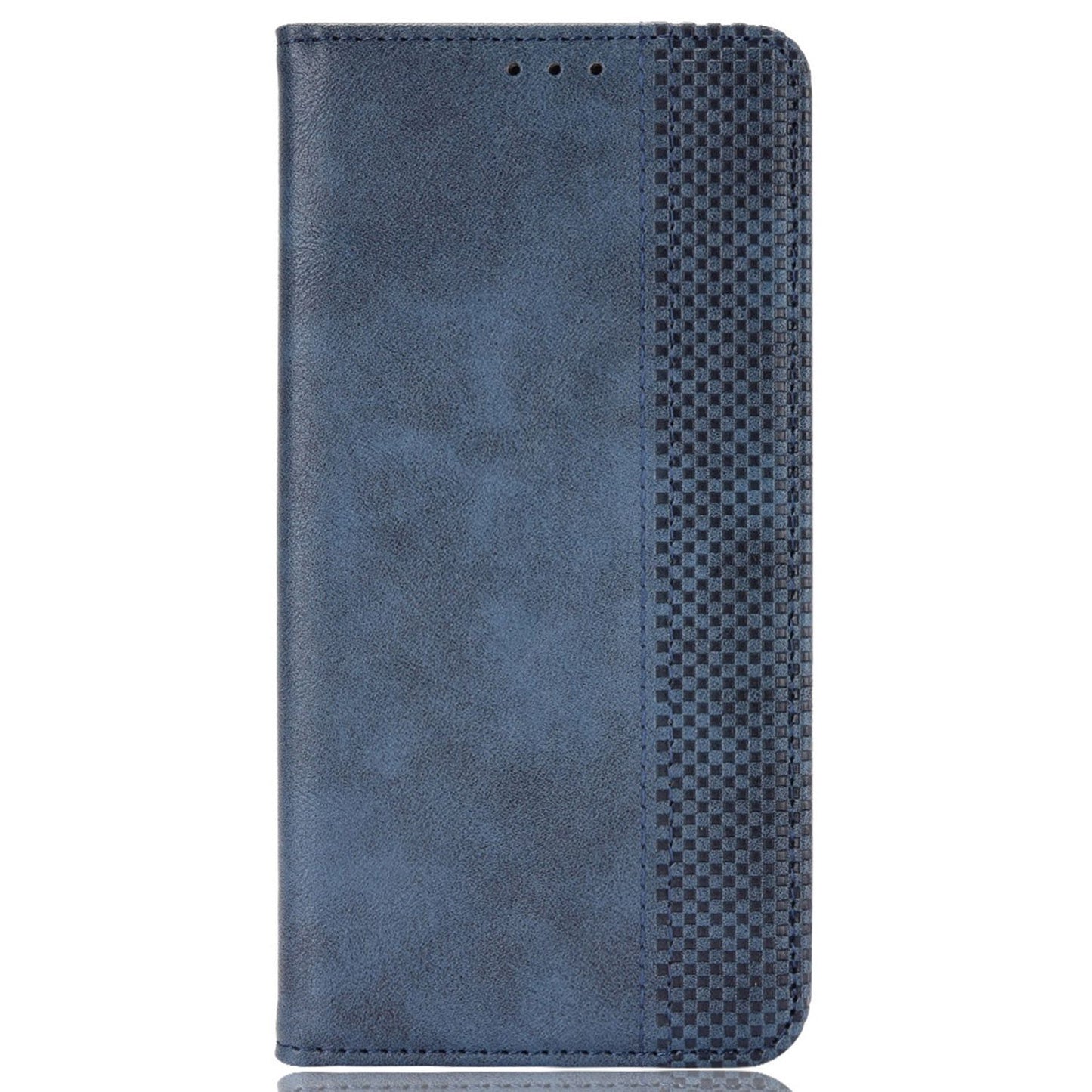 For ZTE Axon 40 Ultra 5G Stand Wallet PU Leather Cover Magnetic Auto Closure Retro Texture Phone Case