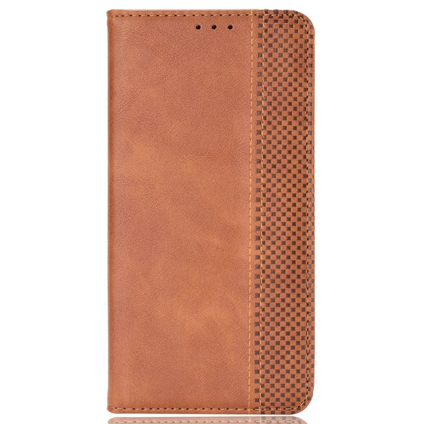 For ZTE Axon 40 Ultra 5G Stand Wallet PU Leather Cover Magnetic Auto Closure Retro Texture Phone Case