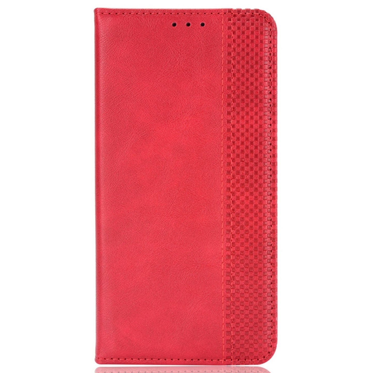 For ZTE Axon 40 Ultra 5G Stand Wallet PU Leather Cover Magnetic Auto Closure Retro Texture Phone Case