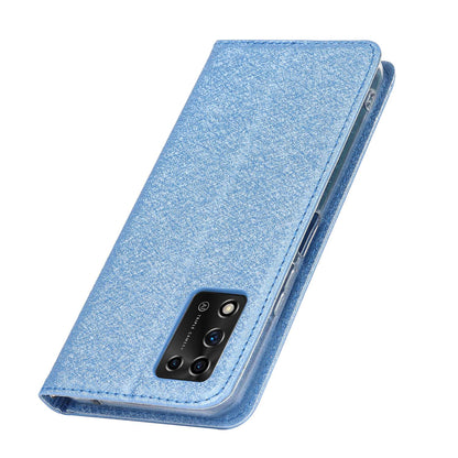 For ZTE Libero 5G II Anti-scratch PU Leather Silk Texture Phone Case Stand Wallet Full Protection Mobile Phone Cover with Strap