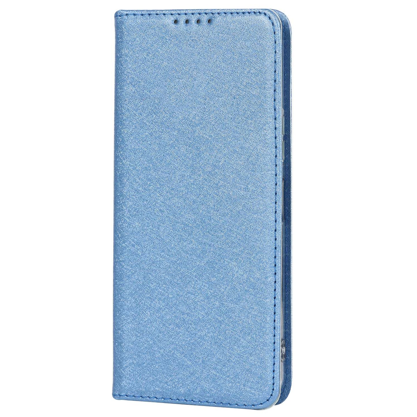 For ZTE Libero 5G II Anti-scratch PU Leather Silk Texture Phone Case Stand Wallet Full Protection Mobile Phone Cover with Strap