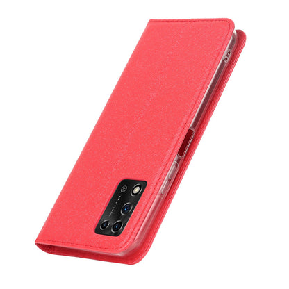 For ZTE Libero 5G II Anti-scratch PU Leather Silk Texture Phone Case Stand Wallet Full Protection Mobile Phone Cover with Strap